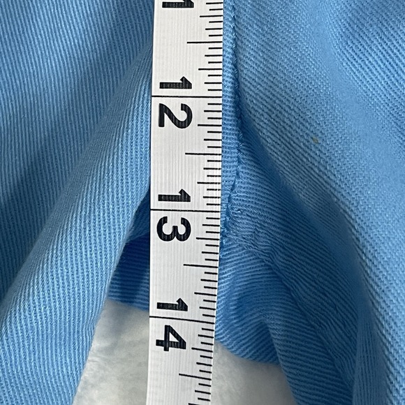 NWT H&M Divided Wide Leg High Waist Blue Pants Jeans Denim Women's Size 18 - Picture 8 of 10